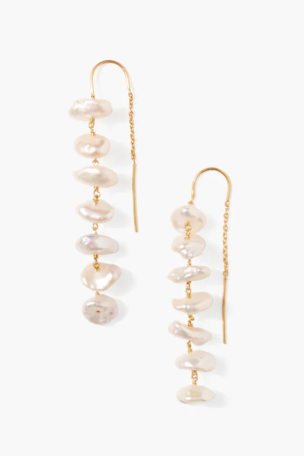 Chan Luu Earrings^Anini Thread Thru Earrings Gold