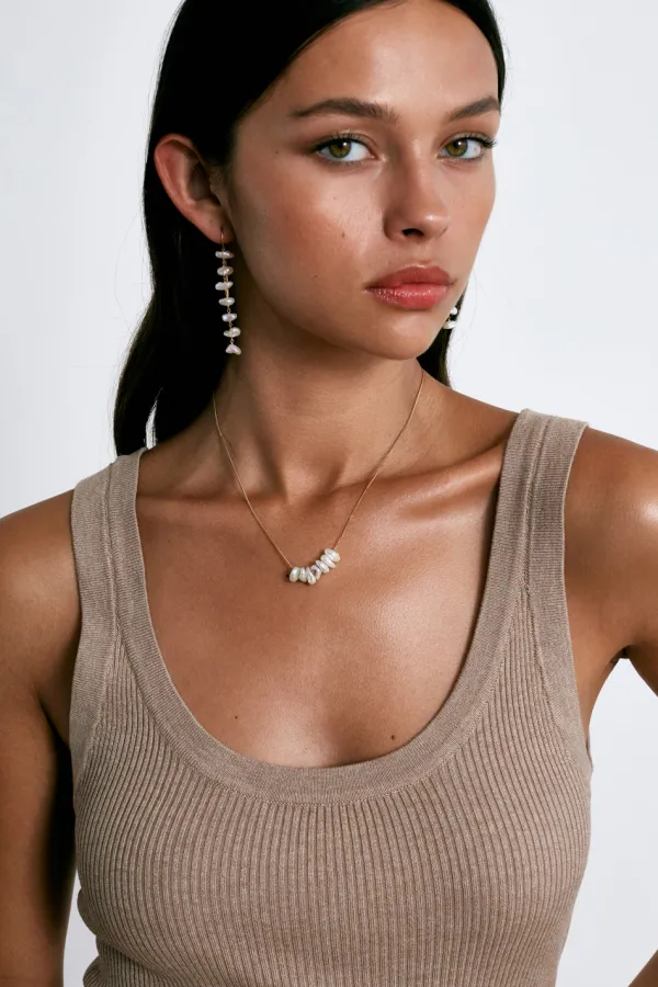 Chan Luu Earrings^Anini Thread Thru Earrings Gold