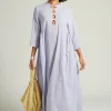 Chan Luu Dresses^Anokhi Keyhole Dress Cosmic Sky
