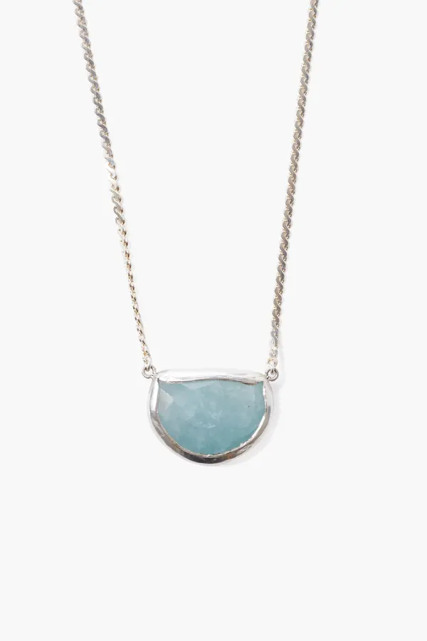 Chan Luu Necklaces^Aquamarine Luna Necklace