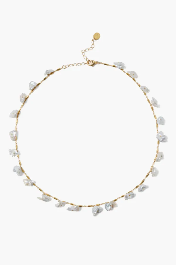 Chan Luu Necklaces^Arya Necklace White Pearl
