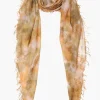 Chan Luu Scarves^Avocado Watercolor Cashmere And Silk Scarf