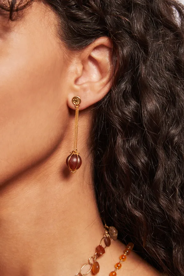 Chan Luu Earrings^Balloon Drop Earrings Red Mix