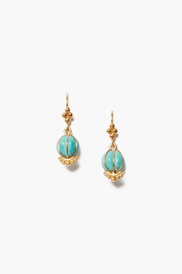 Chan Luu Earrings^Balloon Earrings Turquoise
