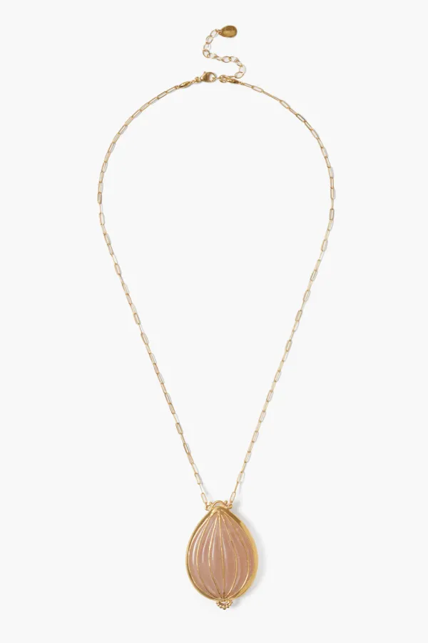 Chan Luu Necklaces^Balloon Pendant Necklace Peach Aventurine