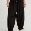 Chan Luu Bottoms^Balloon Poplin Pant Caviar