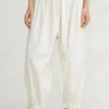 Chan Luu Bottoms^Balloon Poplin Pant Eggshell
