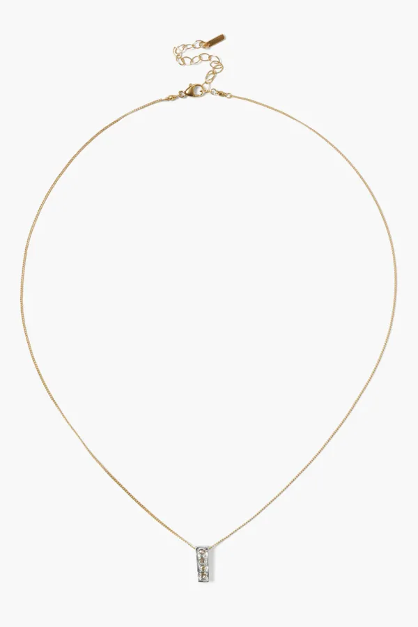 Chan Luu Necklaces^Bar Diamond Necklace Gold Mix