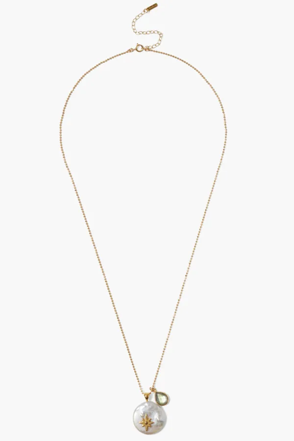 Chan Luu Necklaces^Beacon Charm Necklace White Pearl Mix