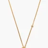 Chan Luu Necklaces^Black Evil Eye Necklace With Champagne Diamond