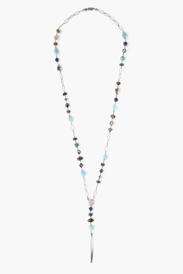 Chan Luu Necklaces^Blue Mix Layering Necklace
