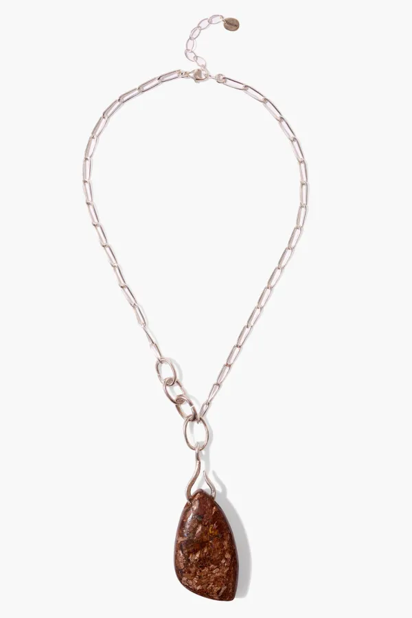 Chan Luu Necklaces^Bronzite Tablet Pendant Necklace