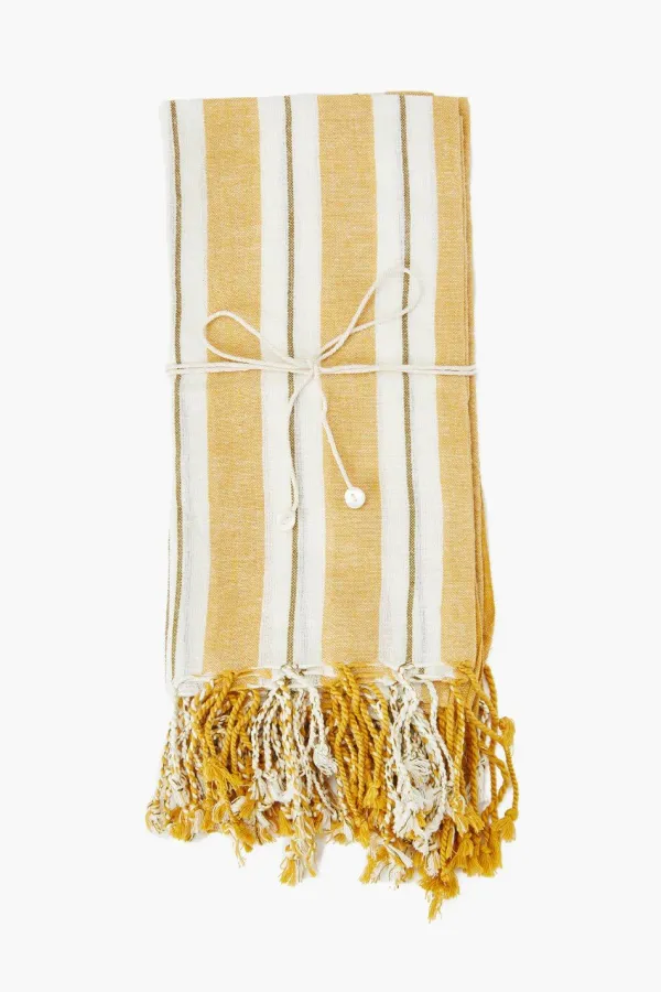 Chan Luu Napkins^Chai Tea Tasseled Kitchen Towel Set