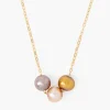 Chan Luu Necklaces^Champagne Mix Pearl Trinity Necklace