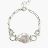 Chan Luu Bracelets^Cheval Bracelet Silver White Pearl