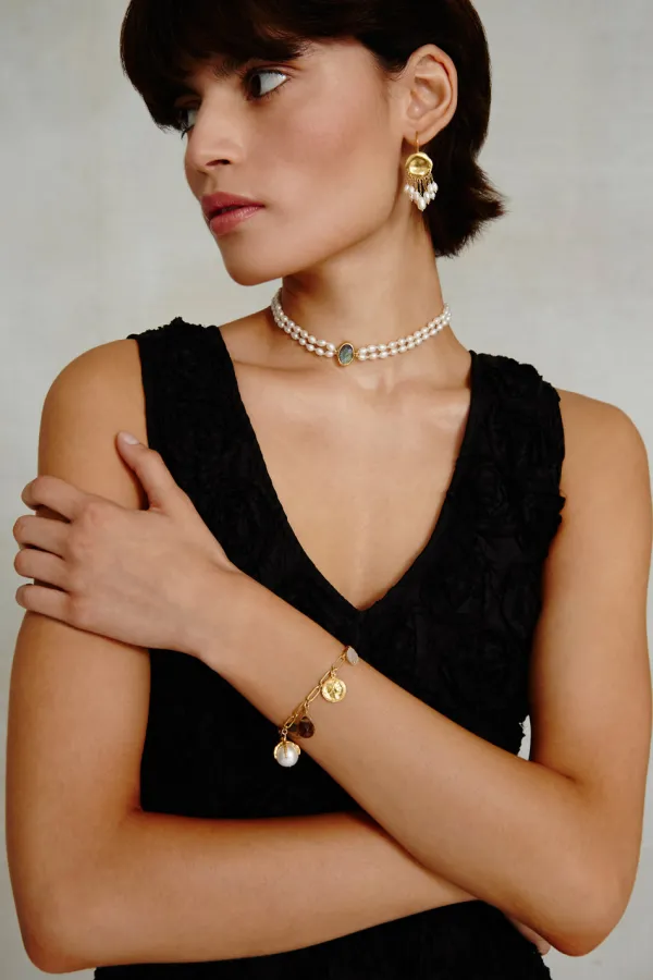 Chan Luu Necklaces^Colette Necklace White Pearl