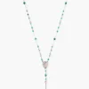 Chan Luu Necklaces^Compressed Turquoise Mix Y-Necklace