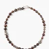 Chan Luu Necklaces^Crest Necklace Peacock Pearl Mix