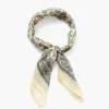 Chan Luu Bandanas^Daisy Floral Print Bandana Seed Pearl