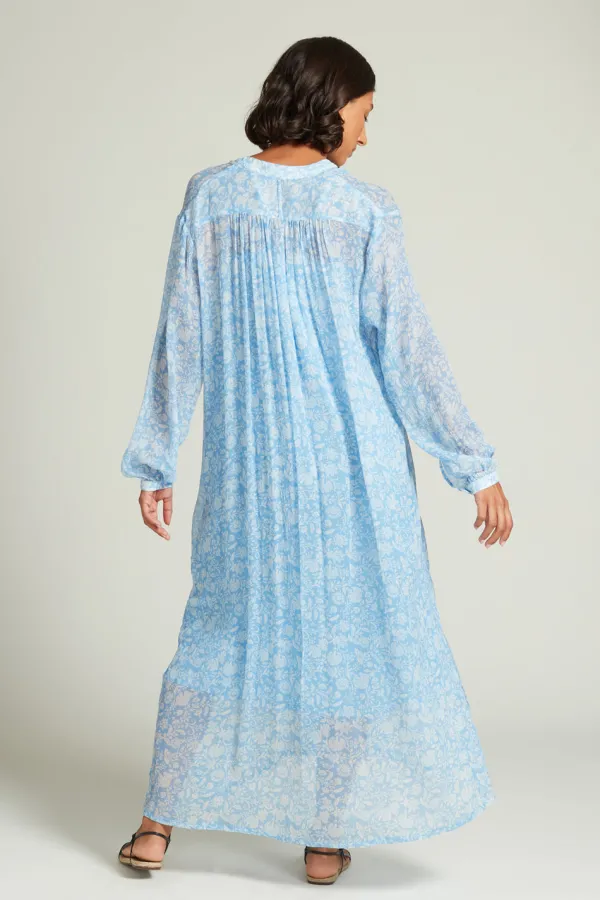 Chan Luu Dresses^Eloise Floral Dress Baby Blue