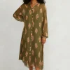 Chan Luu Dresses^Eloise Floral Dress Olive