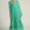 Chan Luu Dresses^Eloise Floral Dress Verdant Green