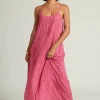 Chan Luu Dresses^Emma Pleated Paisley Sundress Fuchsia Pink