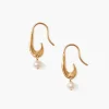 Chan Luu Earrings^Gala Crescent Pearl Earrings Mini Gold
