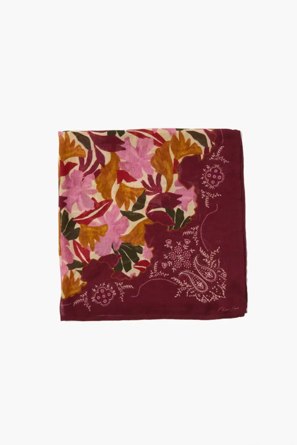 Chan Luu Bandanas^Garden Floral Bandana Hyacinth Violet