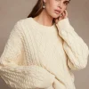 Chan Luu Knitwear^Georgina Sweater Antique White