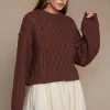Chan Luu Knitwear^Georgina Sweater Walnut