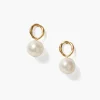 Chan Luu Earrings^Globe Stud Earrings White Pearl