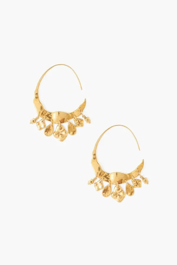 Chan Luu Earrings^Gold Crescent Earrings