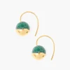 Chan Luu Earrings^Gold Dipped Indian Aventurine Earrings