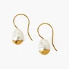Chan Luu Earrings^Gold Dipped Pearl Drop Earrings