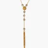 Chan Luu Necklaces^Greige Crystal Dagger Necklace