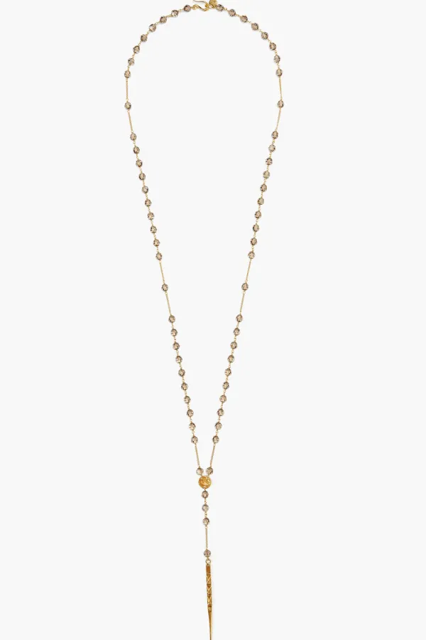 Chan Luu Necklaces^Greige Crystal Dagger Necklace