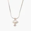 Chan Luu Necklaces^Hilo Pearl And Diamond Necklace Silver