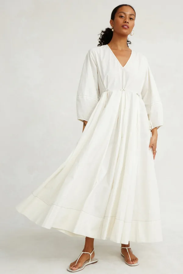 Chan Luu Dresses^Holly Dress Eggshell