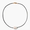 Chan Luu Necklaces^Isla Pearl Necklace Black