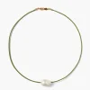 Chan Luu Necklaces^Isla Pearl Necklace Green