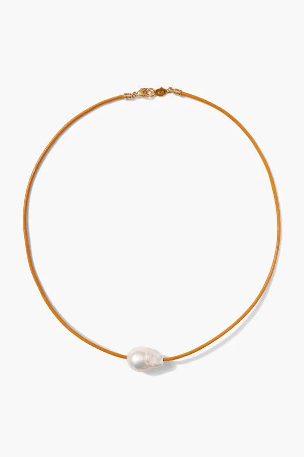 Chan Luu Necklaces^Isla Pearl Necklace Marigold