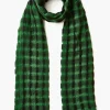 Chan Luu Scarves^Ivy Checkered Wool Scarf