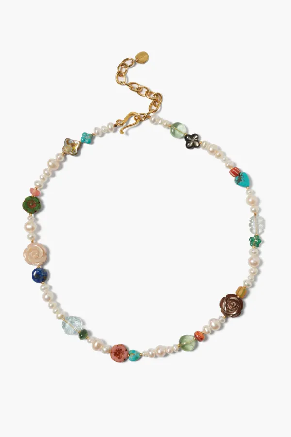 Chan Luu Necklaces^Jardin Necklace White Pearl Mix