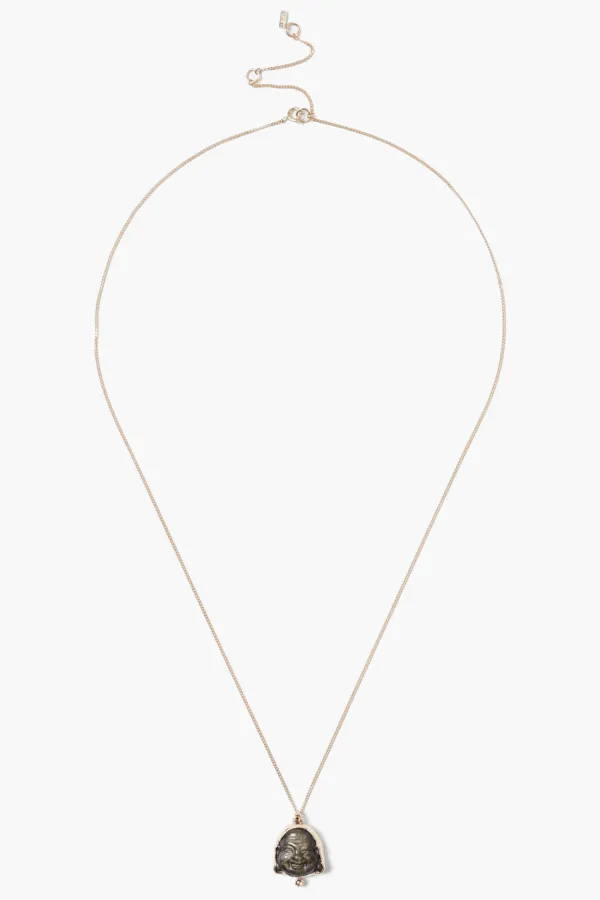 Chan Luu Necklaces^14K Buddha Necklace Golden Obsidian
