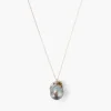 Chan Luu Necklaces^14K Diamond Le Baroque Light Peacock Necklace
