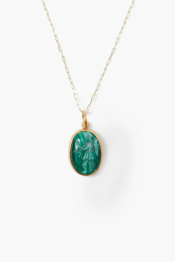 Chan Luu Necklaces^24K Nike Necklace Malachite
