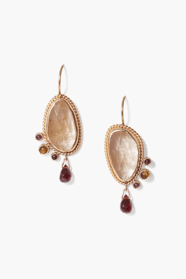 Chan Luu Earrings^14K Quartz Mix Pompeii Earrings