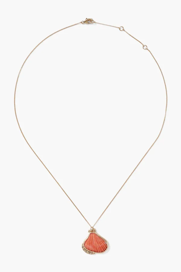 Chan Luu Necklaces^14K Scallop Shell Necklace Coral