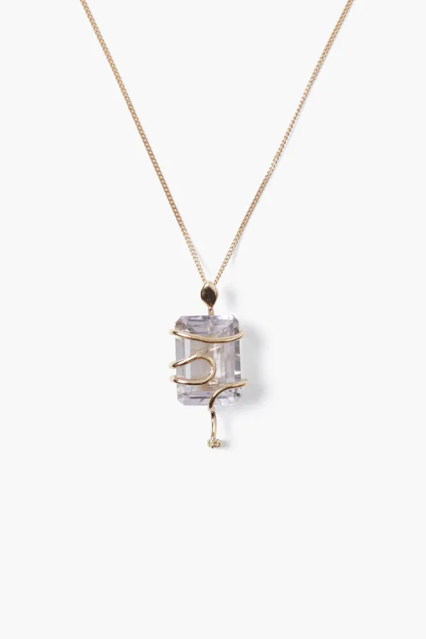 Chan Luu Necklaces^14K Serpent Necklace Green Amethyst